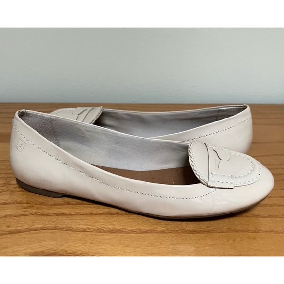 [Sperry] Beige Brooks Flats - Picture 1 of 6